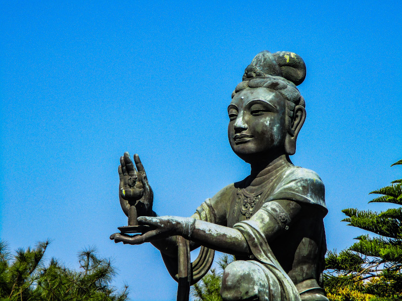 Statua in bronzo -  Tian Tan Buddha 