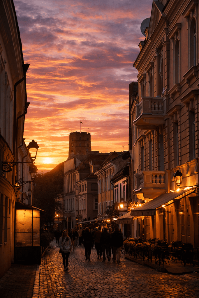 Centro storico di Vilnius - Fotografia scattata con Samsung A56